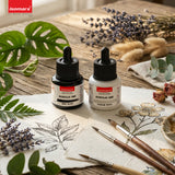Isomars Acrylic Ink White & Black Combo 35ml Each with Dropper