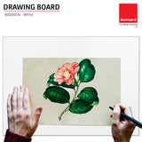 Isomars Drawing Both Side Laminated White Board - Full Imperial A1 (25.5x35 Inch) Size Board – for Artists, Architects, Engineers, Draftsmen Etc.