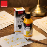 India Waterproof Drawing Ink Yellow 100ml | Permanent Lightfast Artist Ink for Calligraphy, Airbrush, Illustration & Fabric Painting