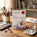 Isomars Watercolour Postcards 10x15cm, 300 GSM, Pack of 12
