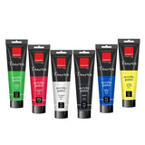 Isomars Canvaa Acrylic Paint 40ml - Set of 6 Vibrant Pigmented & Fadeproof Colors - ARTIST SERIES - For Canvas Painting, Scrap Book, Paper Board, Wood & Terracotta
