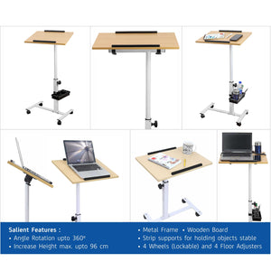 Isomars Laptop Table Study Desk - LDMWOODEN