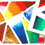 Isomars Canvaa Acrylic Paint 100ml - Set of 12 Vibrant Pigmented & Fadeproof Colors - ARTIST SERIES - For Canvas Painting, Scrap Book, Paper Board, Wood & Terracotta