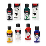 Isomars India Waterproof Drawing Ink, 100ml x 6 Colours, Fadeproof, Non-Toxic, Professional Art Supplies