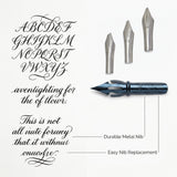 Plastic Holder Set (Oblique & Straight) with 3 Arabic and 1 Flex Nib