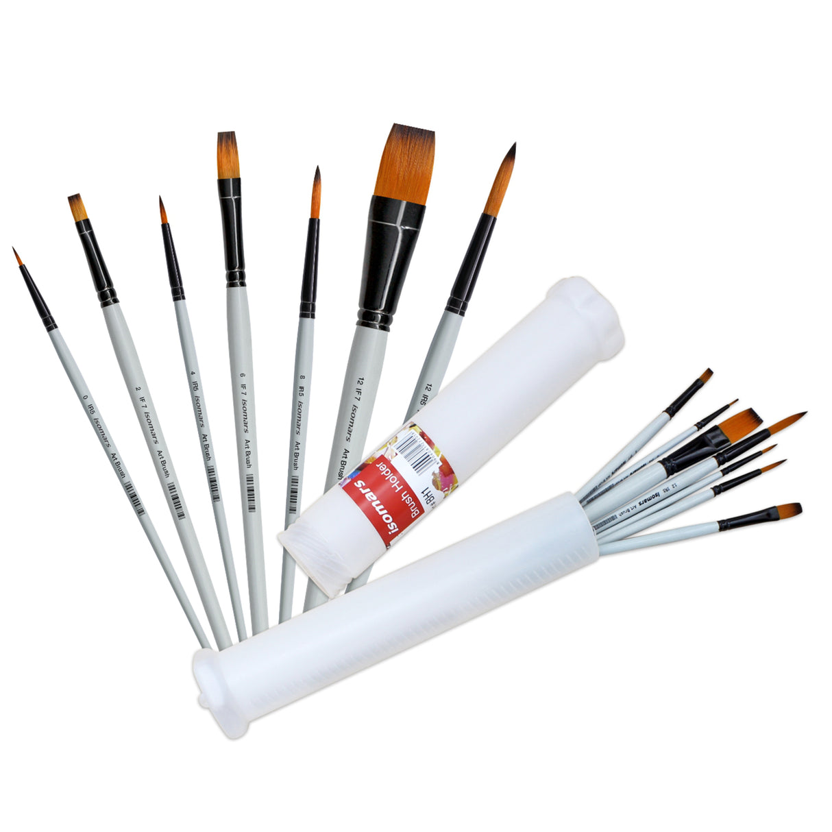 Artists Brush Set- 14 Brushes with Holder