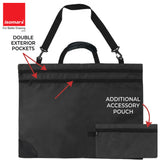 Isomars A3 Art Portfolio Bag with Tool Pouch | Size: 40 x 50 cm / 15.7 x 19.6 inch