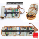 Canvas Pencil Wrap Case