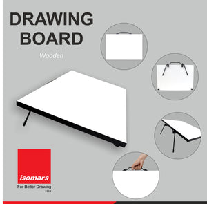 Drawing & Drafting Board(A2 size- 18.5" x 25.5") with Detachable T-Square Scale