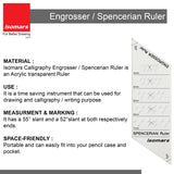 Spencerian Ruler (Set of 2)