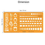 Isomars Jewellery Design Template Set of 2 – Gemstone Shape Stencils
