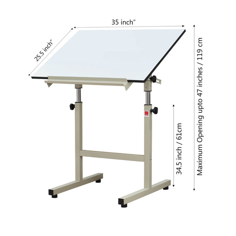 Architecture Drawing Table with Adjustable Height