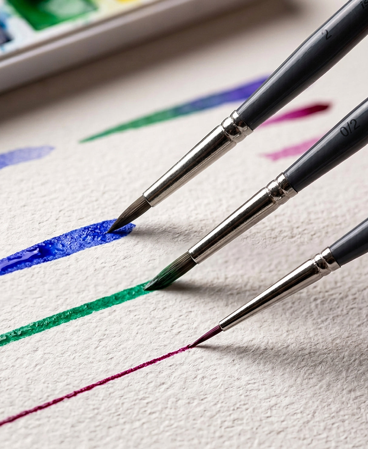 Fine Detail Art Brush Set For Artists Students And Hobby Painters