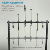 Flat Lay Product Photography Stand with Camera Holder Lights and Background Brackets