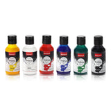 Isomars India Waterproof Drawing Ink, 100ml x 6 Colours, Fadeproof, Non-Toxic, Professional Art Supplies