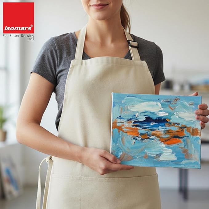 Full Coverage Protective Artist Apron for Painting Pottery Craft and DIY Work