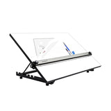 Isomars Adjustable Angle Drawing Drafting Board Combo With 2MM Pencil & Adjustable Set Square - A2 Size - 18.5" x 25" | Ideal for Architects, Engineers, Designers & Artists Students and Professionals