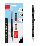 Isomars 0.9mm Mechanical Pencil with 10 Extra 2B Leads & Eraser | Rapid Drafting Pencil for Drawing, Sketching, Writing & Technical Drafting | For Students, Artists & Professionals