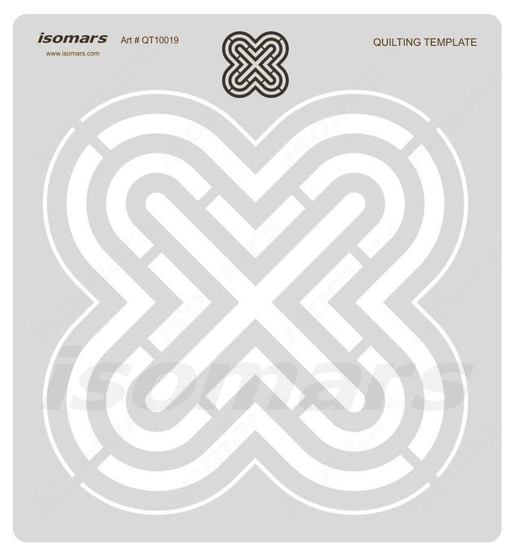 Isomars Acrylic Quilting Design Template for Decorative Patchwork Sewing