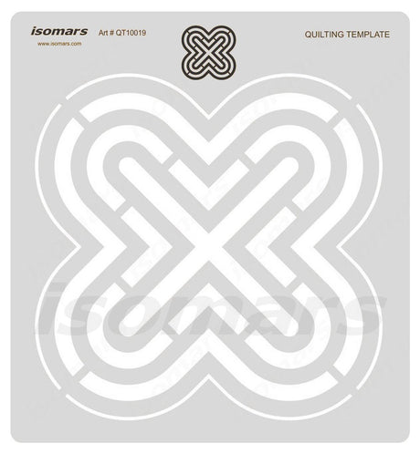 Isomars Acrylic Quilting Design Template for Decorative Patchwork Sewing