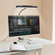 Isomars Computer Monitor Laptop Study Table Lamp with Clamp 12 Inch
