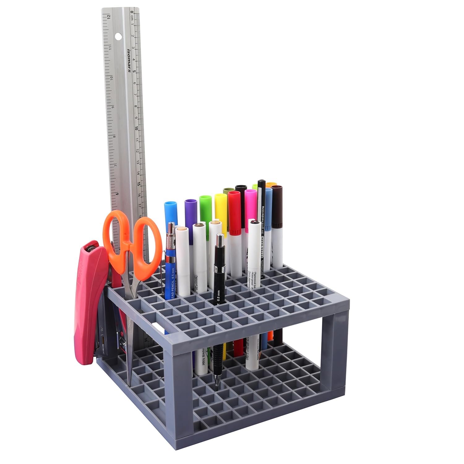 Isomars Creative Art Tools Holder Grey 107 Compartments