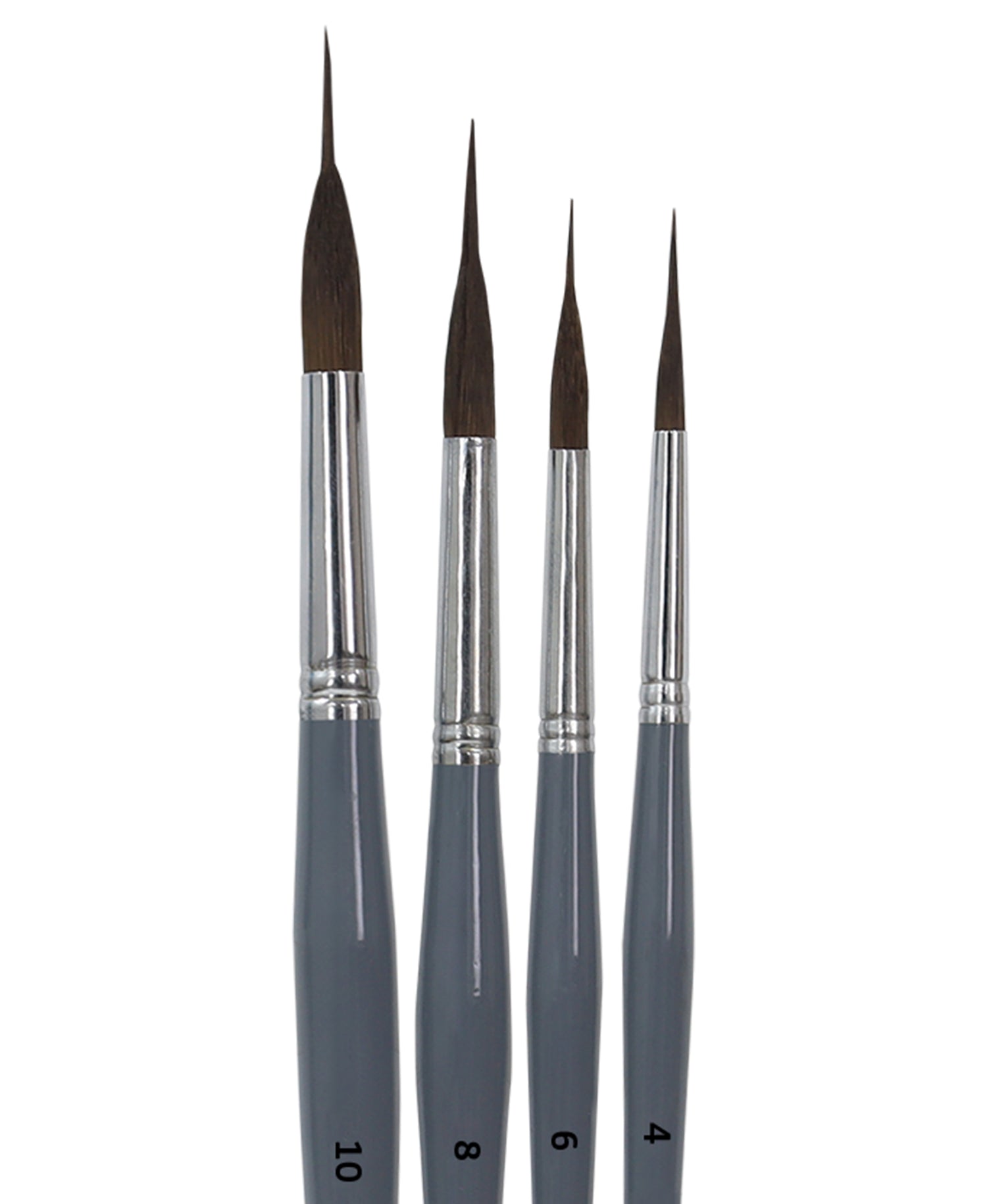 Isomars Needle Liner Brush Set Of 4 For Fine Detail Watercolor And Acrylic Painting