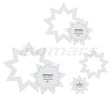 Isomars Quilting Patchwork Shape Scale Template Set of 3 Beginner Quilting Rulers