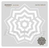 Isomars Quilting Template Acrylic Design Tool for Fabric Tracing and Quilting