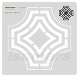 Isomars Quilting Template Acrylic Sewing Stencil