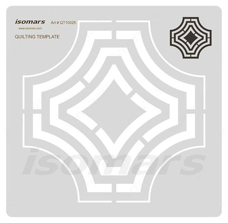 Isomars Quilting Template Acrylic Sewing Stencil