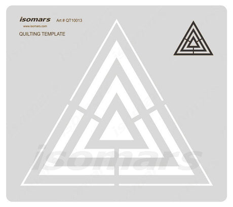 Isomars Transparent Quilting Pattern Template for Decorative Sewing Projects