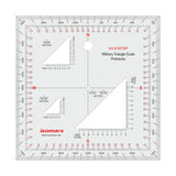 Isomars Military Triangle Protractor Scale