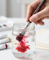 Multi-Size Professional Flat Paint Brushes For Artists Students And Professionals
