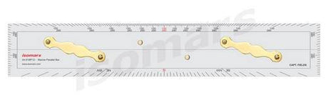 Professional Marine Navigation Tools with Acrylic and Brass Construction