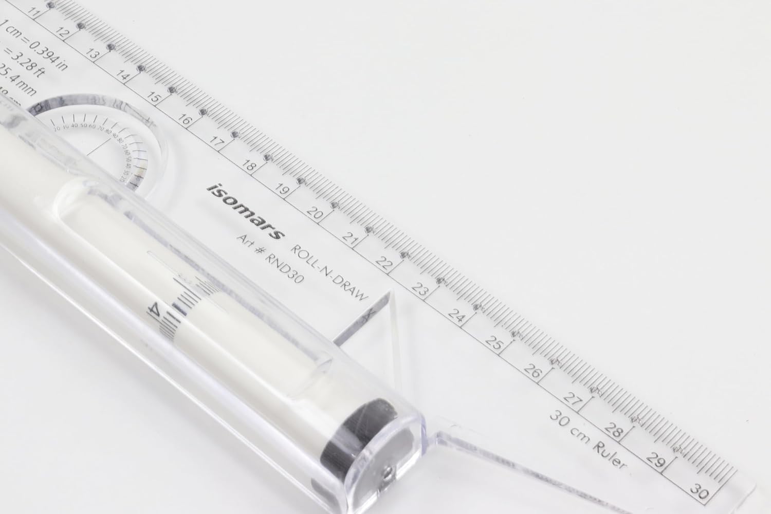 Professional Multifunction Rolling Geometry Ruler for Technical Design Students