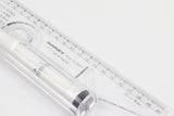 Professional Multifunction Rolling Geometry Ruler for Technical Design Students