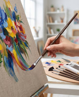 Professional Synthetic Artist Brushes For Oil Painting And Decorative Artwork