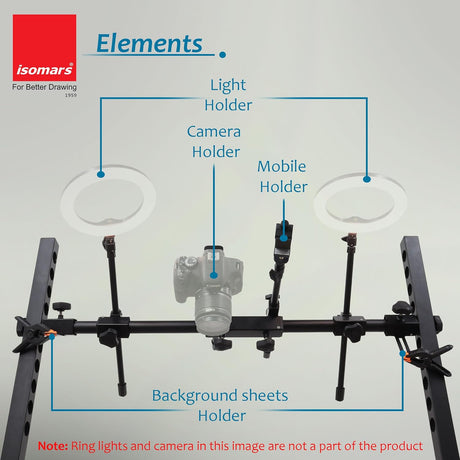 Professional Top View Camera Stand for Ecommerce Product Food and Art Shoots