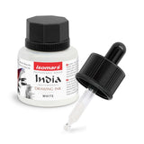 Quick Dry Fade Resistant White Drawing Ink for Paper Canvas Fabric and Wood