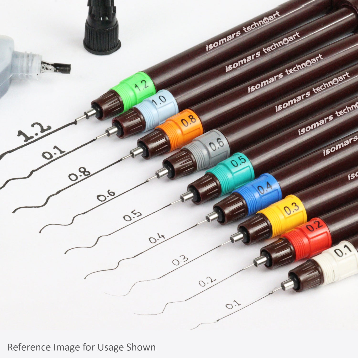 Refillable Drawing Pen for Engineers Artists and Technical Designers