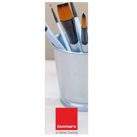 Isomars A3 Sketch Pad with Professional Paint Brush Set of 7 for Artists
