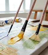 Saphire Professional Canvas Paint Brush Set for Acrylic Oil Texture and Fine Art Painting