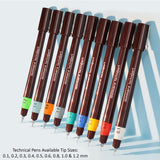 Precision Steel Tip Technical Pen for Mandala Art Sketching and Line Work