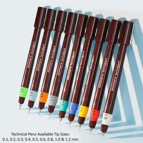 Precision Steel Tip Technical Pen for Mandala Art Sketching and Line Work