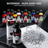 Isomars India Drawing Ink Set of 12 | 100 ml Each | Waterproof Colours