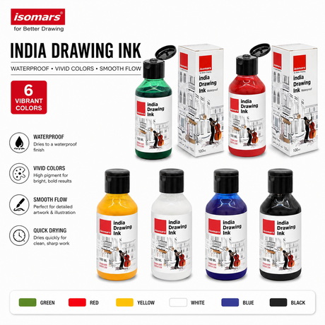 airbrush ink for artists set of 6