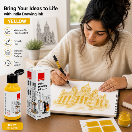 airbrush ink yellow for artists