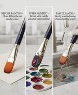Artist Brush Filbert (Set of 7) - Isomars