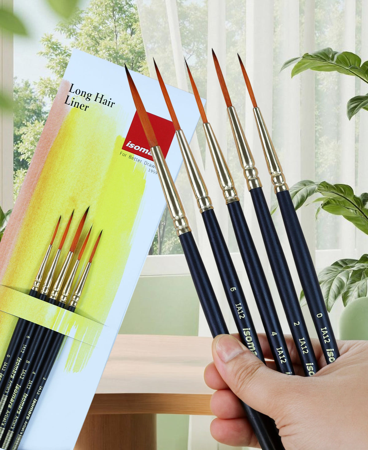 Artist Paint Brush (Set of 5) - Isomars